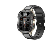 NNEOBA Rugged Military GPS Smart Watch - AMOLED 1.96 HD Display V728-1005007347986162-BELT-BLACK-1