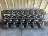 11 Pairs Hex Dumbbells PLUS Dumbbell Rack V1012-CF12HDB385DBR130