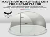 EUROCHEF Commercial Fairy Floss Cotton Candy Maker Machine Bubble Cover 52cm V219-FODFLSEUCACV9