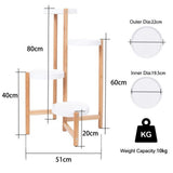 4-Tier Plant Stand Corner Flower Pot Holder V767-XJJ456-L