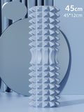 Blue High-Density 3D Trigger Point Foam Roller - Solid Core Massager for Deep Tissue Muscle Recovery V888-ELOSUNG36043
