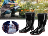 Professional Garden Waterproof Boots Simple High Gloss Non Slip Fishing Farm Rain Shoes V1294-YM0901-3111210030614