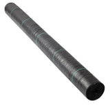 Instahut 1.83x100m Weed Mat Woven Fabric Weed Mat Control Matting Garden Plant WD-B-183X100-BK