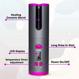 Cordless Ceramic Automatic Hair Curler for Portable Hair Styling V196-AHC009