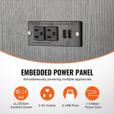 VEVOR Aquarium 20 Gallon Fish Tank 25.6 x 16.5 x 31.9 in Steel and MDF Turtle Tank V952-GMZSZXZJMBXGS21QGV3