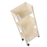 Compact Rolling Storage Organizer Large Capacity Mobile Utility Cart Movable Storage Book Shelves V1294-YM0901-3116230009714