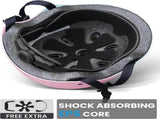 OutdoorMaster Youth & Kids Bike Helmet - Adjustable Multi-Sports Skateboard Helmet with Removable XFOM-ORYXKIDS-BLACKM-CN