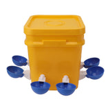 Automatic Chicken Waterer Cup with 12L Handheld Barrel Poultry Drinking Equipemnt for Goose Duck V1294-YM0706-3111230182713