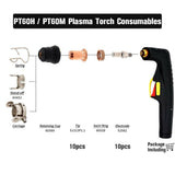 20Pcs Plasma Electrode Mt52582 Tips Nozzles Mt51313P1.1 For Pt60 Cutting Torch V1189-LWWAL-20260327-04019