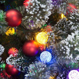 Snowy Bristle 2.3m Multicolour Pre-Lit Christmas Tree with 1587 Tips 112_SENSB100