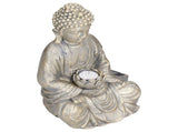 Home Buddha Garden Light Solar Powered Zen Buddha Garden Statue for Yard Garden Patio Deck V1294-YM0523-3117210197611
