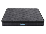 Giselle Bedding Double Mattress 25cm Pocket Spring Latex Euro Top Medium Firm Bed MATTRESS-D-NOIR-25-D