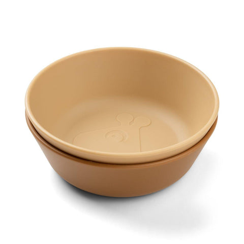 Done by Deer Kiddish Raffi Bowl 2 Pack-Mustard DTK-1826444