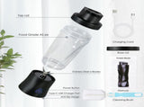 Portable Blender with 360W Motor Wireless 24oz Juicer, USB-C Rechargeable, Self-Cleaning, 6-Blade, V1107-CS-BXSZZJHT