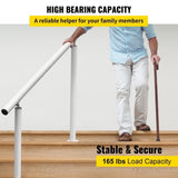 Handrail Outdoor Stairs, 3ft, 34 Inch Outdoor Handrail, Outdoor Stair Railing Adjustable from 0 to V952-LZLTFS3YCYGBSDLZ1V0