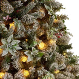 Snowy Crown Pine 2.7m Multicolour Pre-Lit Christmas Tree with 2429 Tips 112_SENCR101