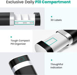 7-Day Slide-Out Pill Organizer Travel Pill Case with Easy-to-Use Design Drawer-Style Daily V1259-DP01-A-2397