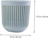 Ceramic Flower Pot - Indoor/Outdoor Use - Break Resistant - Black - 1 Piece - Wall-Mounted Planter V1258-DP02-BOL-532
