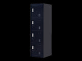 4-Door Vertical Locker for Office Gym Shed School Home Storage V63-832541