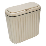 Slim Trash Can with Lid Bathroom Garbage Can with Pop Up Lid Waste Basket for Bathroom Kitchen V1294-YM0901-3117250028711