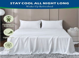 4 Piece Hotel Bamboo Cooling Sheet Set -Ultra Soft 2000TC Breathable Bed Sheets Set with 37 V1317-HB-ZXW9-AUSK-4JT-BAI