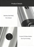 Electric Salt Pepper Grinder Set with Storage Base, One-Touch Operation, Adjustable Coarseness V1188-MS-731-006