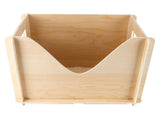 Unfinished Wooden Box Storage Organizer Container for DIY Craft Collectibles Arts Home Decor V1294-YM0901-3117200182311