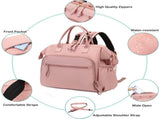Convertible Diaper Bag - Wide Opening - 14 Pockets - Stylish - Baby Changing Bag - with Stroller V1188-ZXY-10612