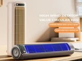 Quiet Portable Water-Cooled Fan, Bladeless 3 Speed Wall Mount, Desktop Air Cooler for Home Dorm Desk V1369-AZ3-W-10429