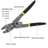 Wire Rope Crimping Tool Kit, with Stainless Steel Cable 165 Ft , 100 Cable Ferrule V1366-AZ2-W-14349