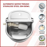 Automatic Water Trough Stainless Steel 304 Bowl V63-783935