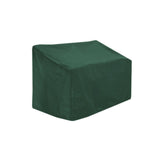 2PCS 3 Seater Patio Furniture Cover Green 210D Oxford Cloth Waterproofing Outdoor Bench Dust Cover V1294-YM0901-201210DN4846