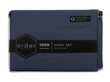 1000TC Cotton Rich SHEET SET - QUEEN V441-SS4056NVYQB