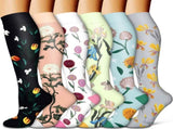 6Pairs Compression Socks for Women and Men - Best for Circulation, Running, Athletic, Recover, V1189-LWWAL-20260325-00644