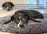 Puppy & Cat Dog Bed, Soft & Relaxing Round Dog Bed, Chenille Material, Removable Cover, Washable & V1102-B0CCXH53LW