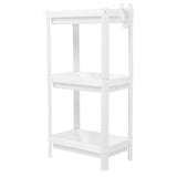 Bathroom Tower Shelf Plastic Freestanding Storage Rack Organizer Multifunctional Shelving Unit for V1294-YM0706-3112230061612