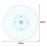 Tempered Glass Lazy Susan 50cm V915-KG0008X4