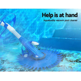 Aquabuddy Pool Cleaner Automatic Vacuum Swimming Floor Climb Wall Pool 10M Hose PO-CL-ROUND-DIA