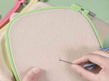 5 Pcs Plastic Embroidery Hoop Crosses Stitching Hoop Embroidery Frame Candy Color Embroidery Hoop V1369-AZ3-W-14124
