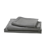 Microfiber Sheet Set 4 Piece Queen Light Grey Deep Pocket Bed Sheets Soft Breathable Easy Care V63-957861