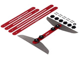 Stair Cutting Tool Stainless Steel Accurate Stair Tread Template Set for Window Sills Closet Shelves V1294-YM0523-3114220003611