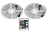 5050 300LED RGB Strip Lights IP65 12V Dimmable Color Changing Lamp Remote Control V1294-YM0901-3119210072811
