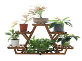 Upgraded Thick Wood Indoor Plant Stand with Flower Planter Shelves V767-ZJJ147-AU