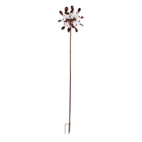 Solar Wind Spinners Multi Color LED Lights Garden Wind Catcher Windmill for Courtyard V1294-YM0715-3111210460711