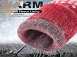 Pack of 3 pairs - Warm gloves for women - Extra thick - Knitted imitation - Suitable for cold V1188-ZXY-117-0025