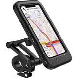 Bike Cell Phone Holder, Waterproof Smartphone Holder with Touch Screen, 360 Swivel, Height V1237-ZY-528-137