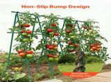 Garden Stakes, 50 Pack, 1170 mm, Plastic Coated Metal Tomato Stakes, Garden Sticks for Plants V952-ZWZCHYZ12M11ZDALY001V0