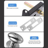 Keyed Door Handle Set with Single Deadbolt Lock for Secure and Simple Home or Office Entry V1369-AZ3-W-17423