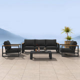 5 Seater Grandeur Lounge Suite White V264-OTF-545A-WHE-6PC