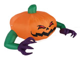 Inflatable Cute Pumpkin Ghost Blow Up Yard Outdoor Decoration Indoor Party Garden Lawn Decor Purple V1294-YM0901-3115240070912